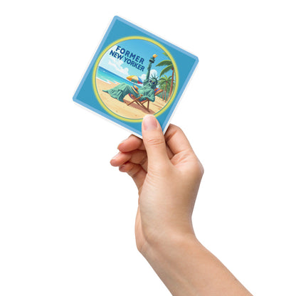 Lady Liberty Cork back coaster (free shipping)