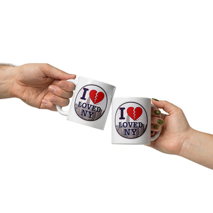 I Loved NY White glossy mug (free shipping)