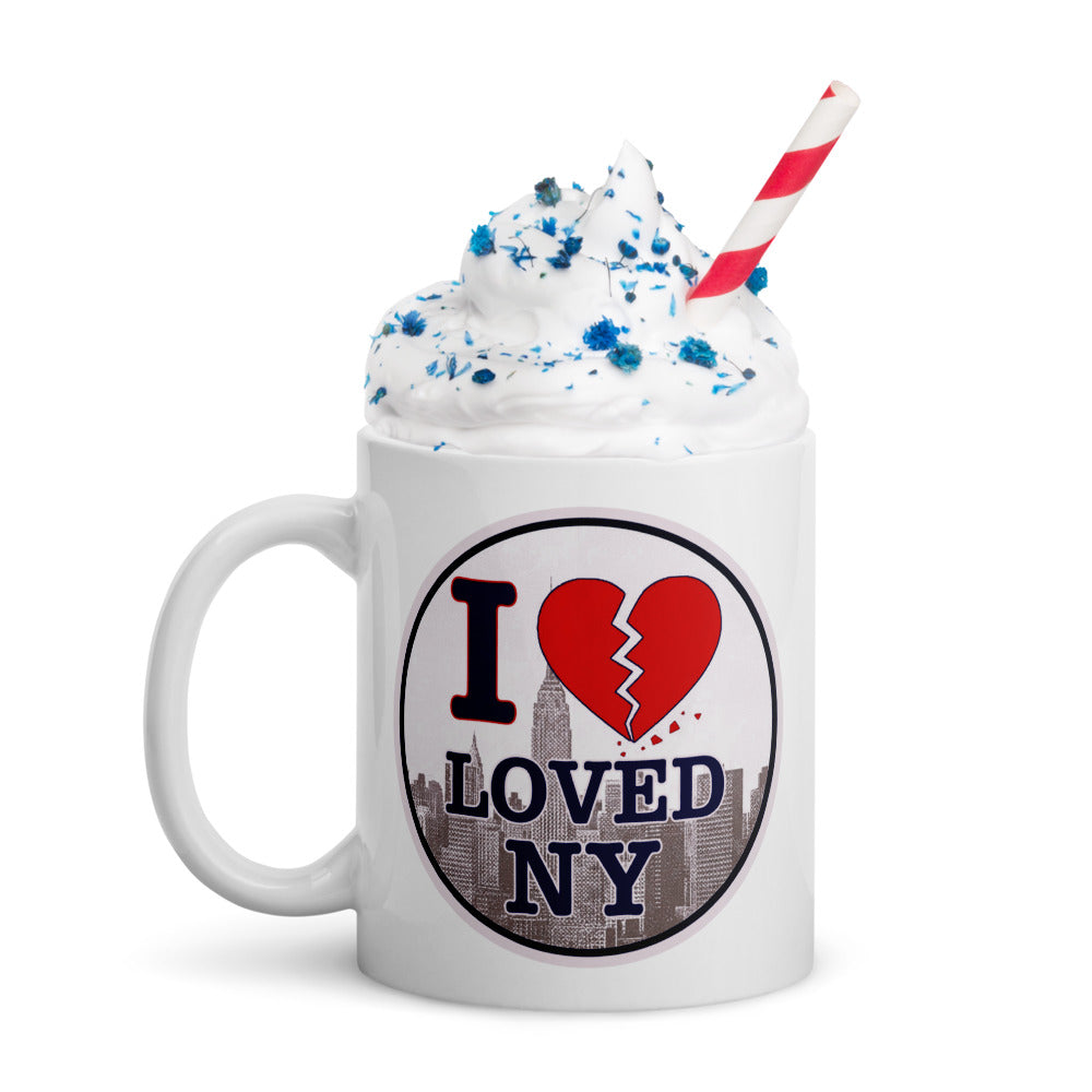 I Loved NY White glossy mug (free shipping)