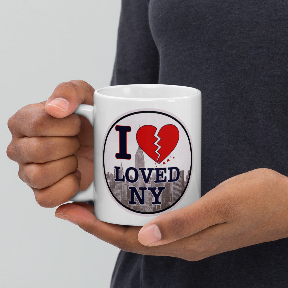I Loved NY White glossy mug (free shipping)